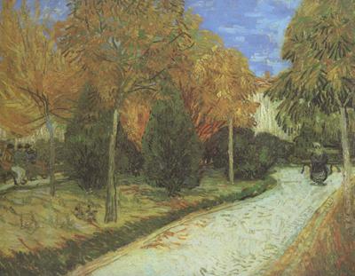 Vincent Van Gogh The Public Park at Arles (nn04) oil painting picture